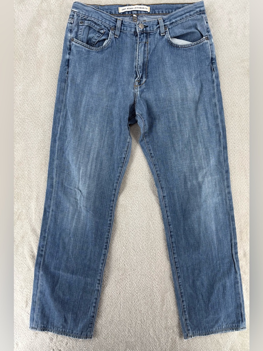 Agave The Fortyniner Straight Fit Jeans Men's Size 33 Medium Wash Premium Denim